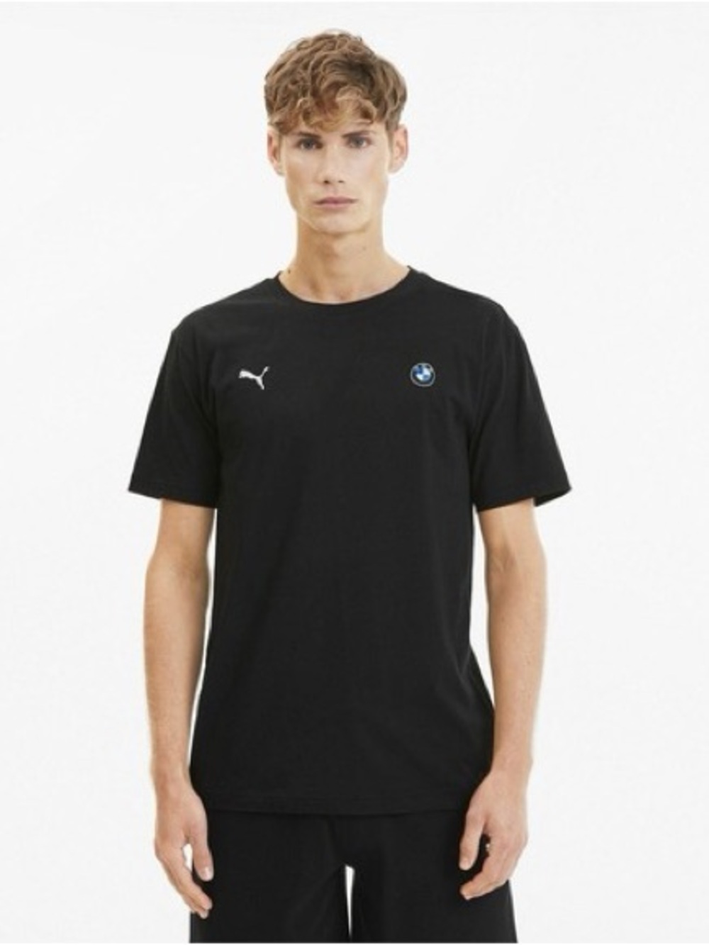 NWOT Puma x BMW Tee Blue Logo Motorsport graphic Muscle M Black unisex Vintage